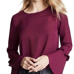 NWT Rebecca Minkoff Shanaya Top‎ Purple Large